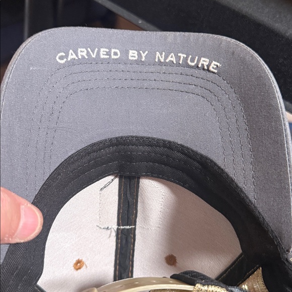 Orange and Gray Cirque Mountain Apparel Cap - Picture 4 of 7